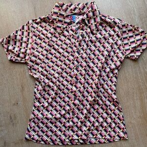 Vintage 70s print top
